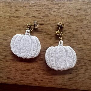 pumpkin earrings